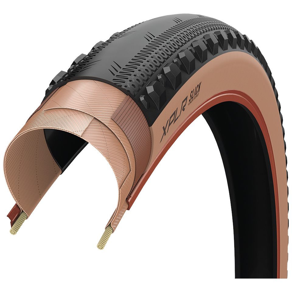 Складная шина ZIPP XPLR Slick для гравия | Готовая бескамерная | от Goodyear - 40-622