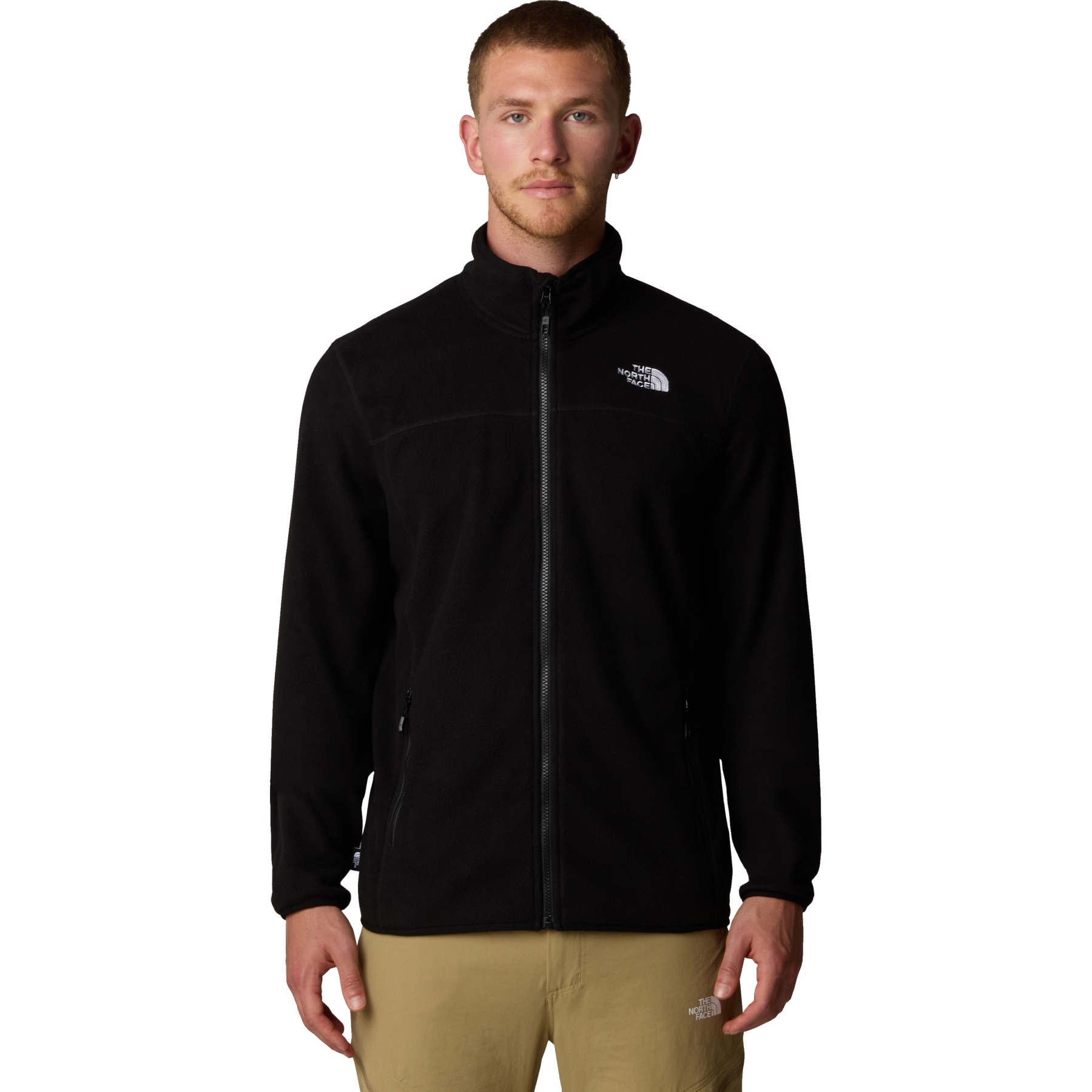 Photo produit de The North Face Veste Polaire Homme - 100 Glacier - TNF Black/NPF