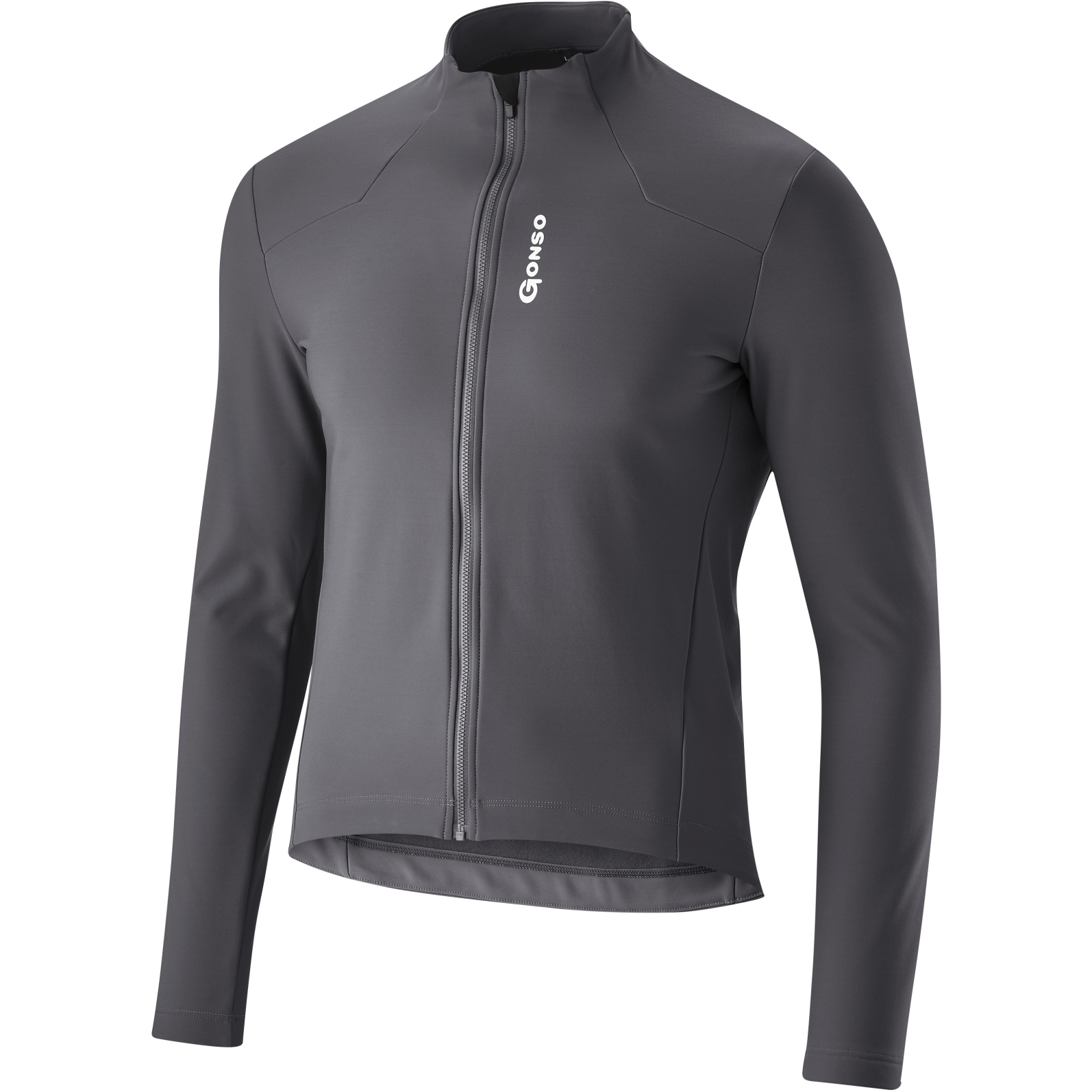 Produktbild von Gonso SITIVO Therm Langarmtrikot Herren - Mercury Gray