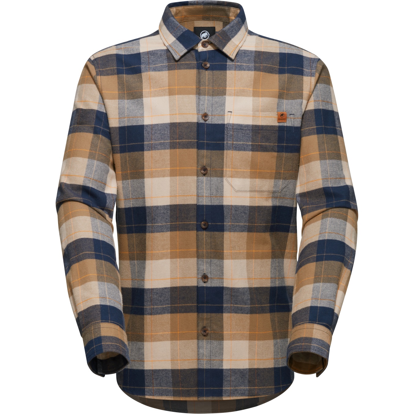 Mammut Trovat Longsleeve Shirt Men - marine-savannah | BIKE24