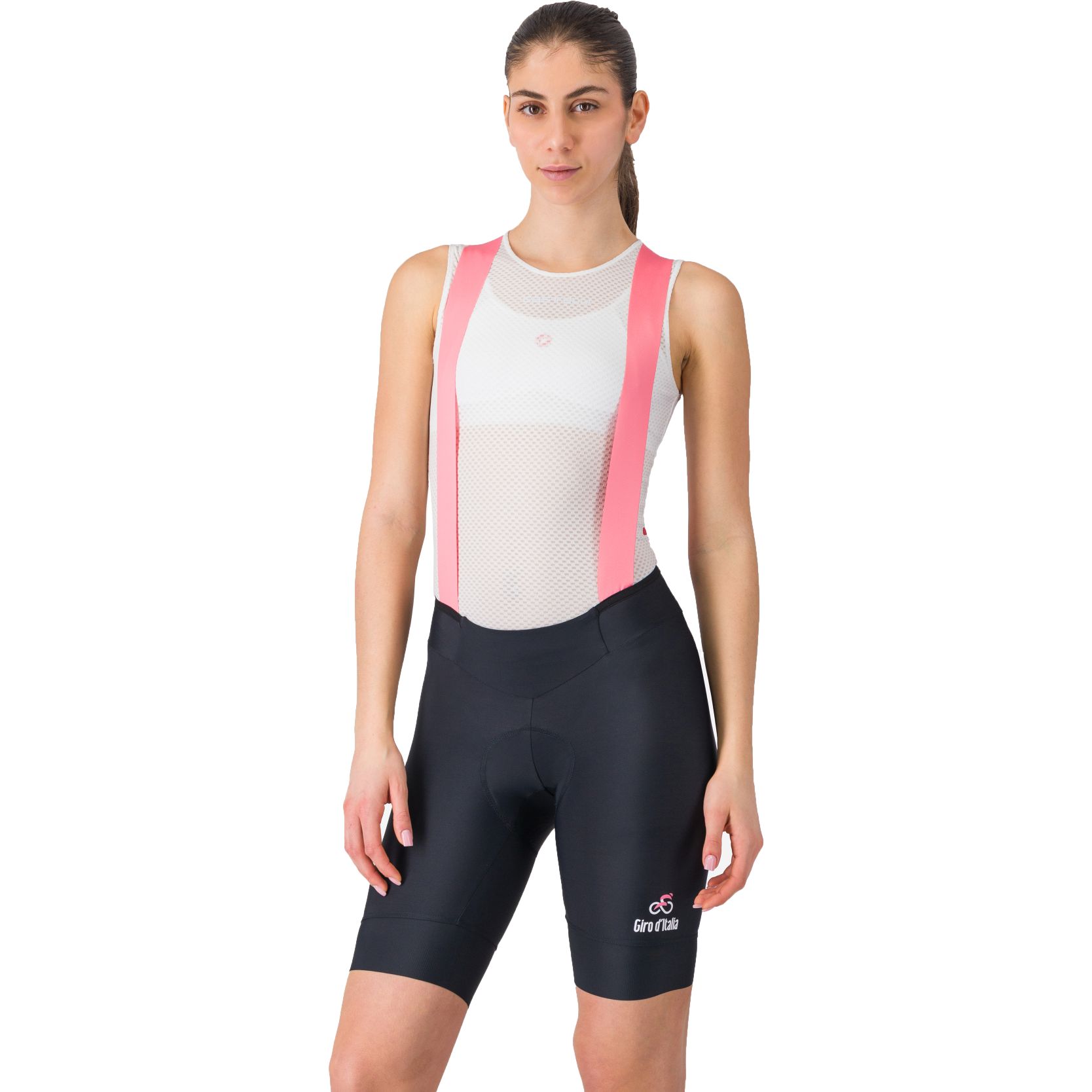 Женские полукомбинезоны Castelli Giro d'Italia #Giro Prima 2 DT - черные/rosa giro 010