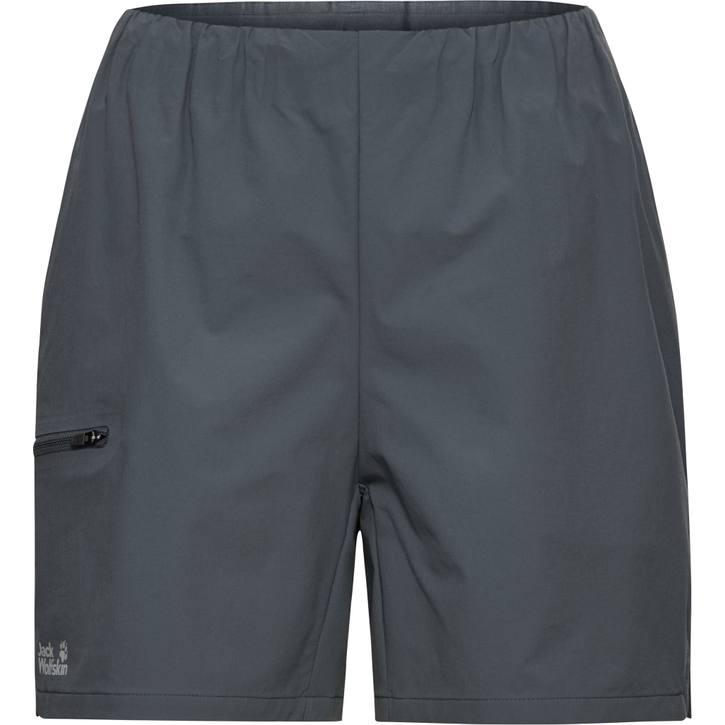 ウォーキング・ランニングウェア MMA PERTEX Packable 5pocket Short XS Jack Wolfskin Prelight Trail Shorts Women - grey odessa | BIKE24