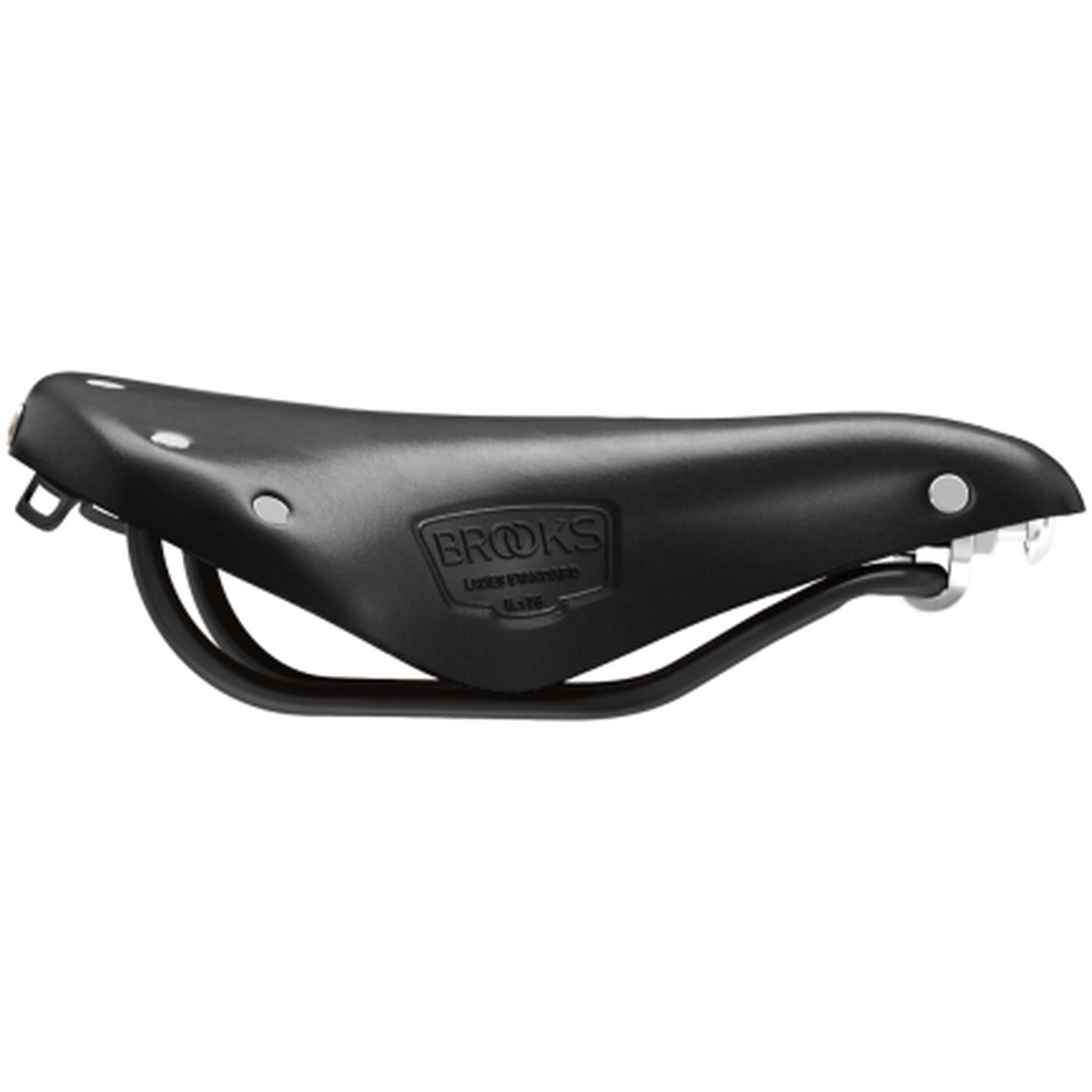 Brooks B17 Short Bend Leather Saddle - black | BIKE24