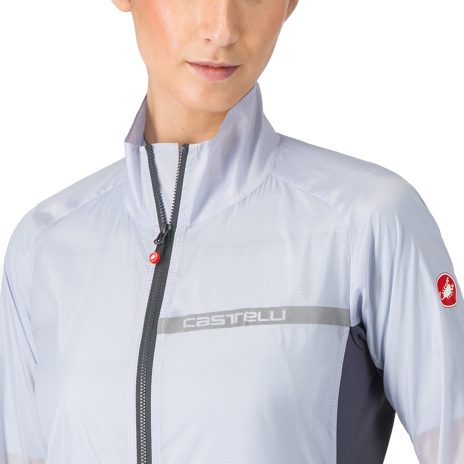 Castelli Squadra Stretch Jacket Women - silver grey/dark grey | BIKE24