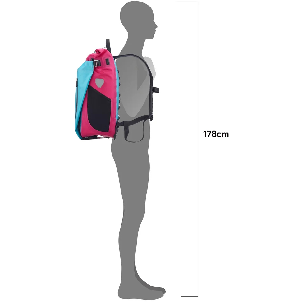 ORTLIEB Vario - QL2.1 Bike Pannier / Backpack - 26L - cyber blue