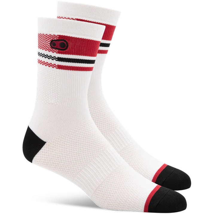 Picture of Crankbrothers Icon MTB Socks - white/red/black