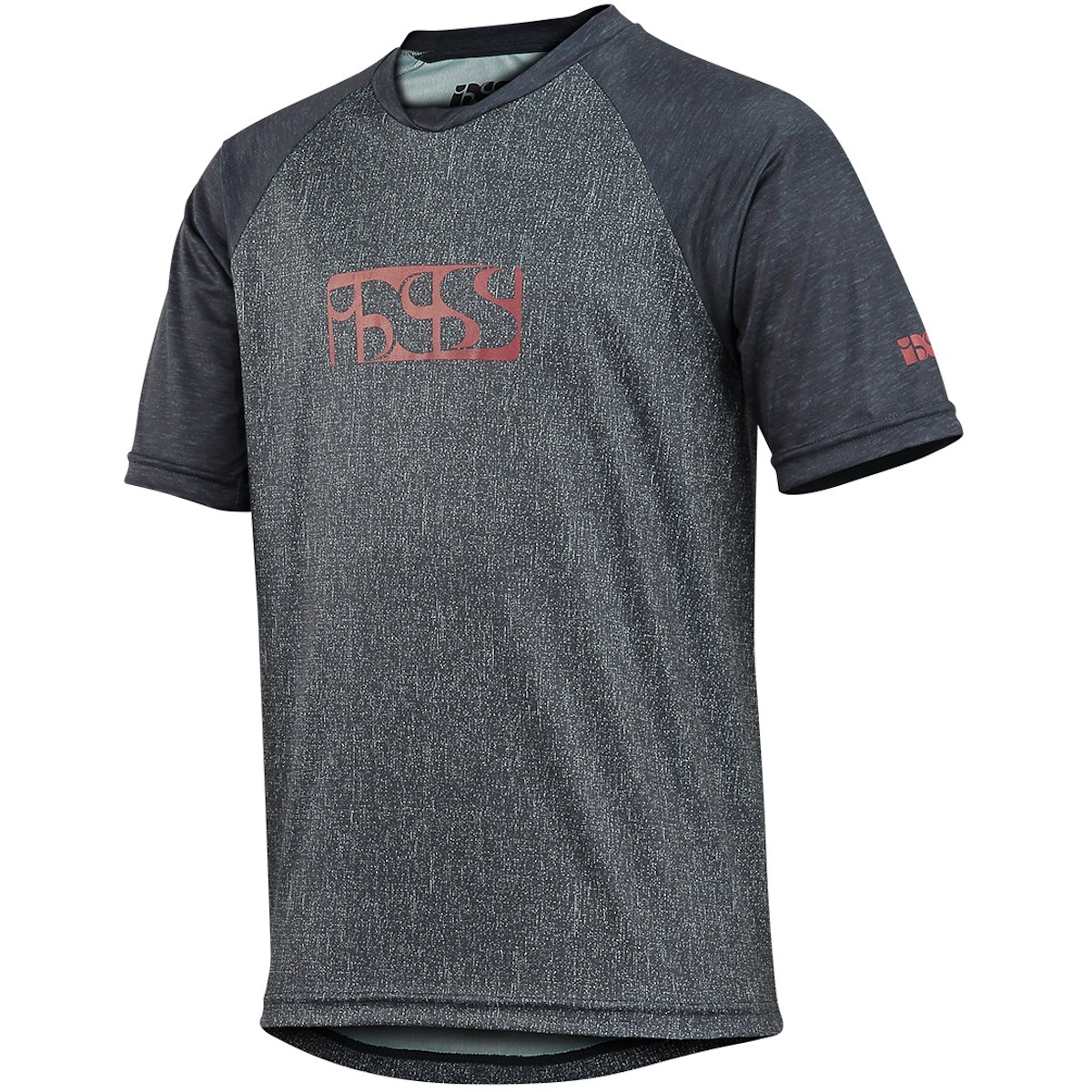 Picture of iXS Flow Trail Short Sleeve Jersey Kids - graphite/black
