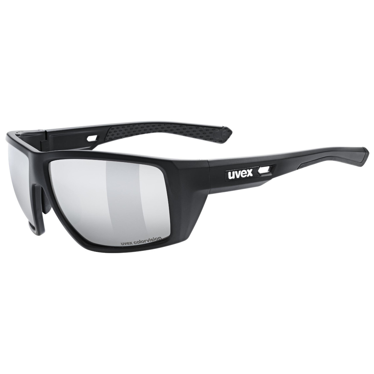 Uvex mtn venture CV Glasses - black matt/mirror silver colorvision