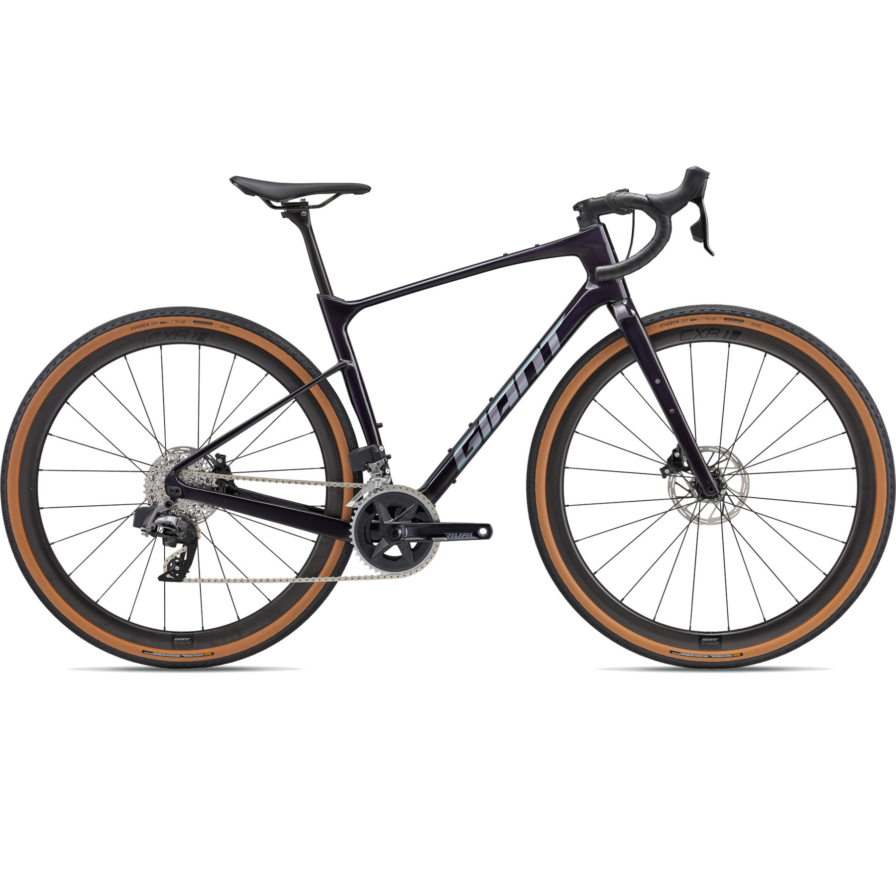 Productfoto van Giant REVOLT ADVANCED PRO 1 - Carbon Gravel Bike - 2024 - black currant