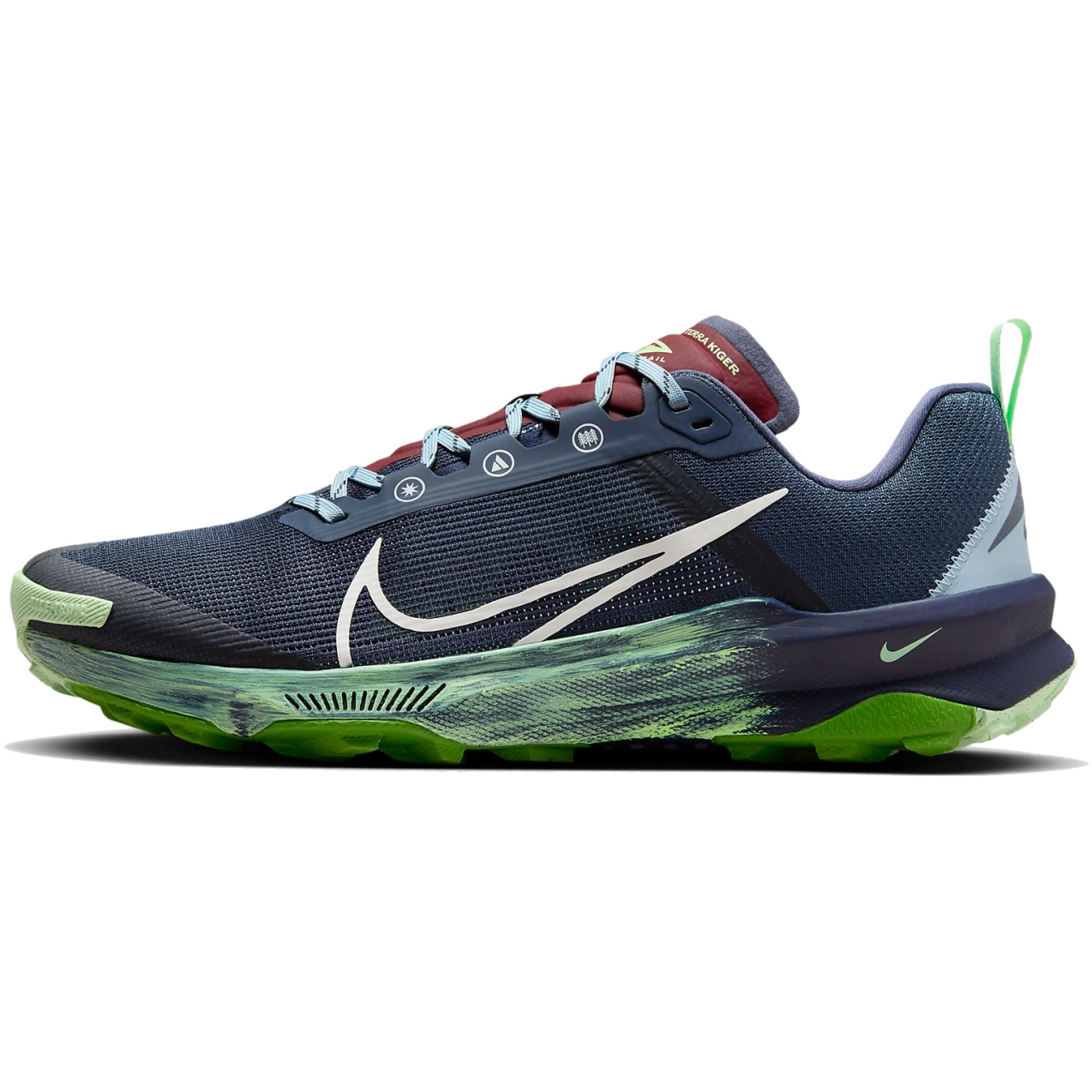 Photo produit de Nike Chaussures de Trailrunning Homme - Kiger 9 - thunder blue/vapor green/light armory blue/summit white DR2693-403