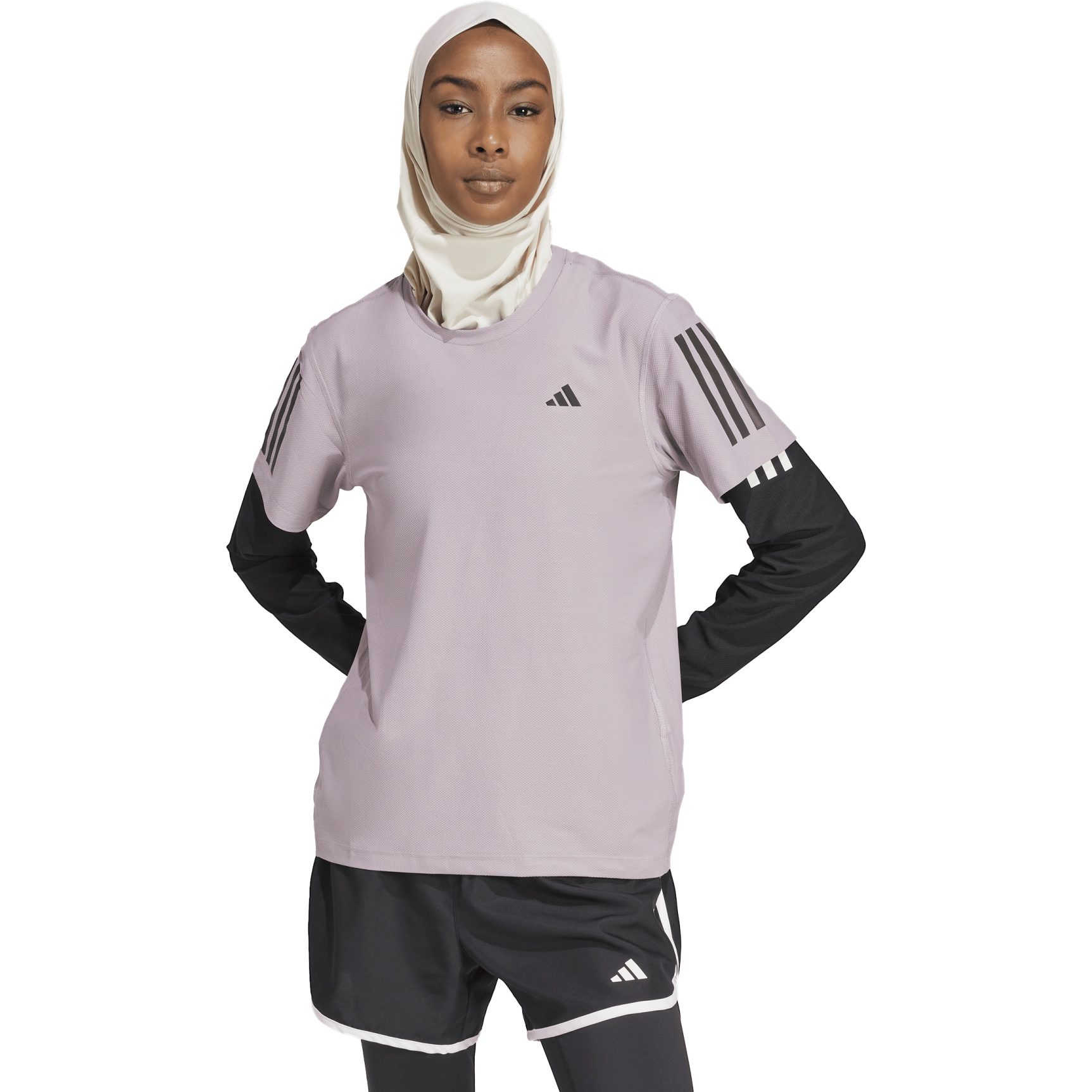 Bild von adidas Own The Run Laufshirt Damen - preloved fig IN1595