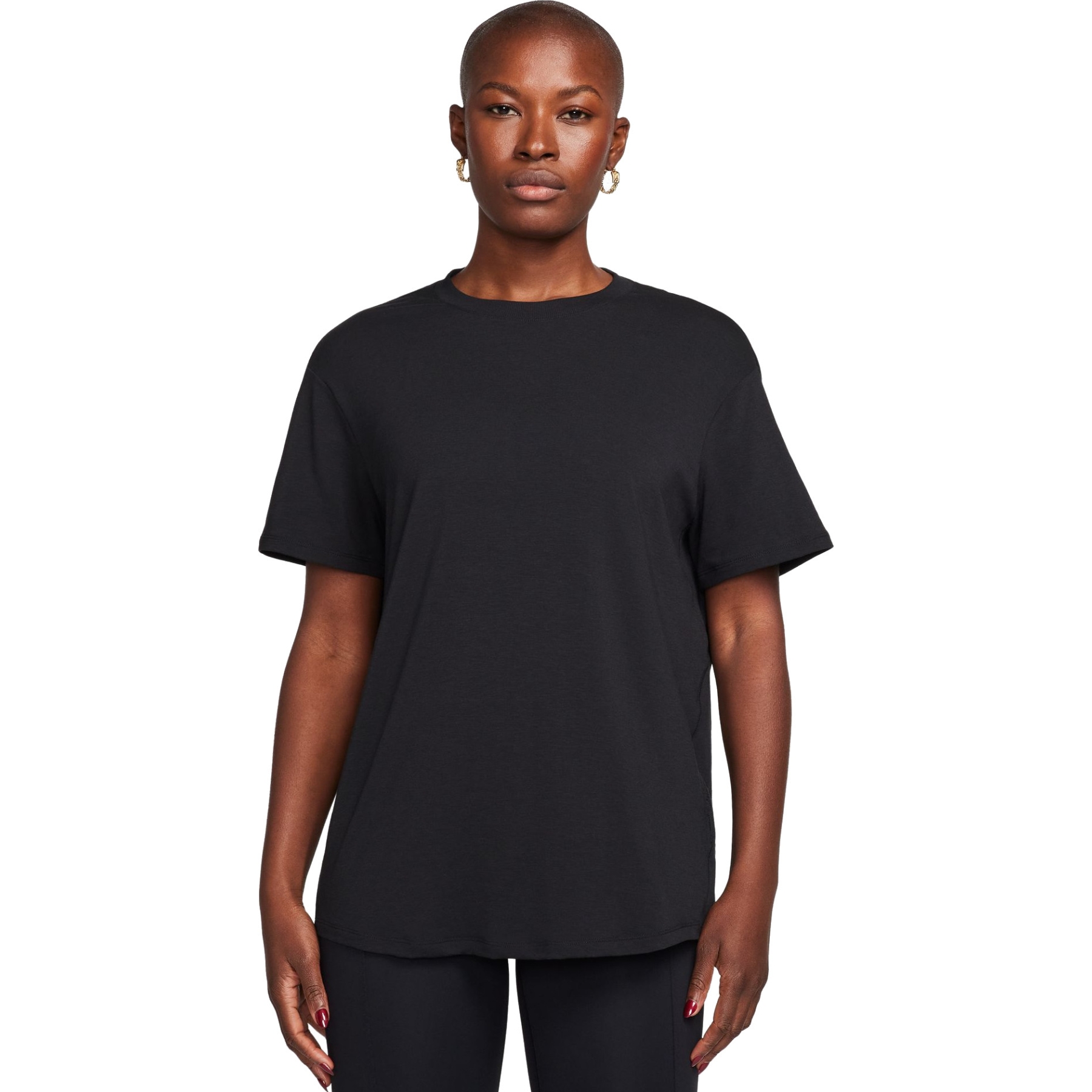 Produktbild von Nike One Relaxed Dri-FIT Kurzarmshirt Damen - schwarz FN2814-010