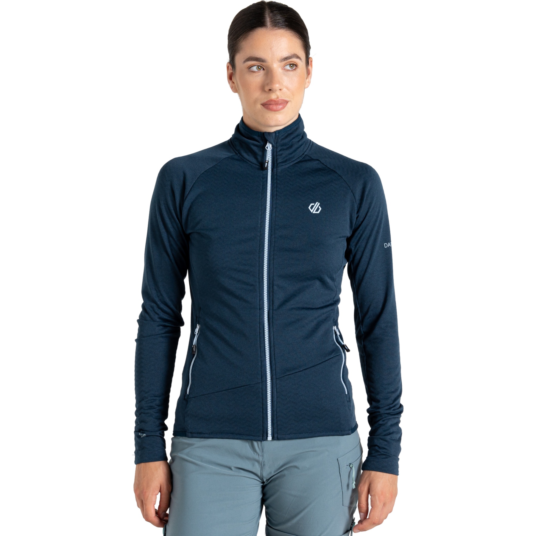 Produktbild von Dare 2b Evolving Core Stretch Midlayer Damen - 11V Moonlight Denim / Pale Peach