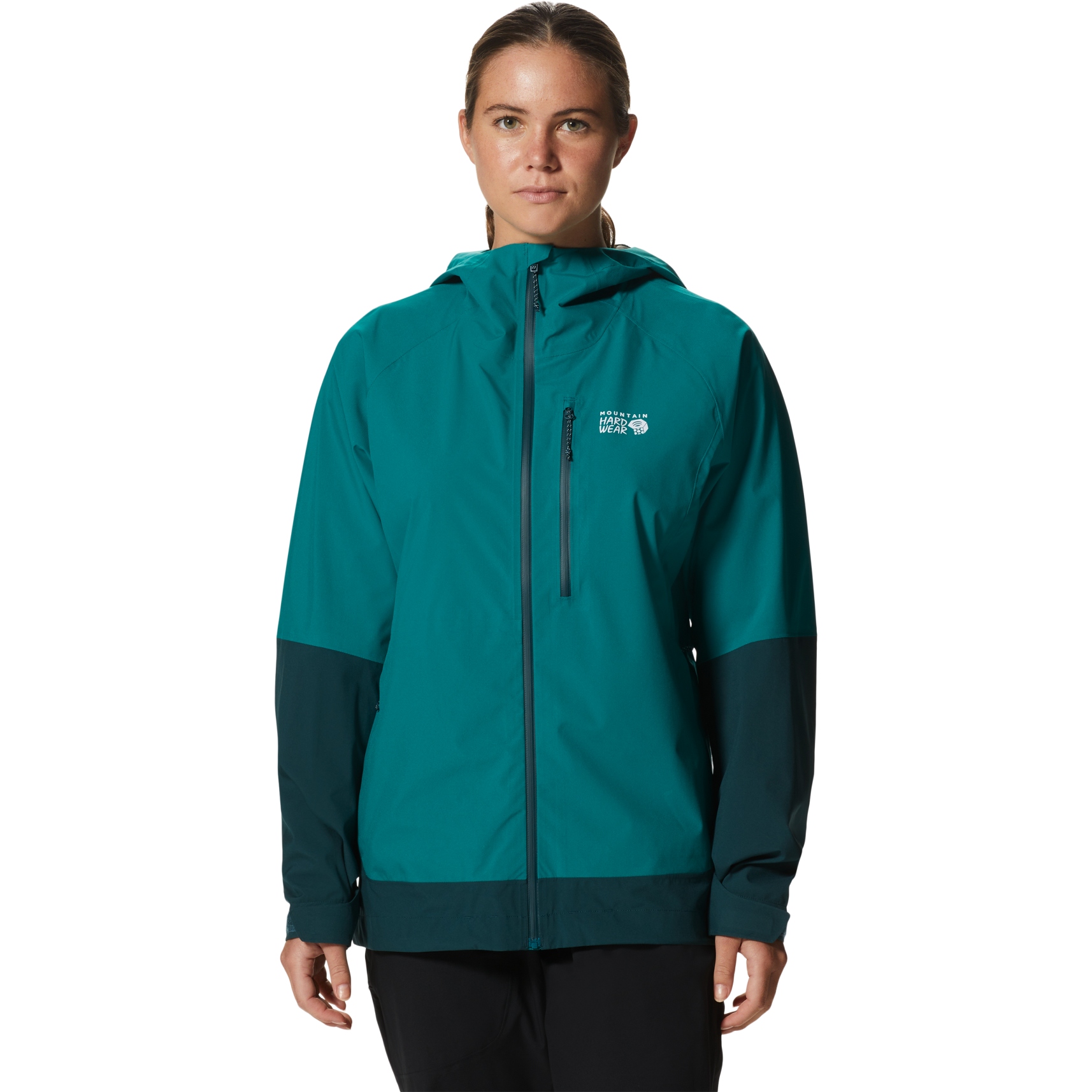 Picture of Mountain Hardwear Stretch Ozonic Women&#039;s Jacket - botanic dark marsh