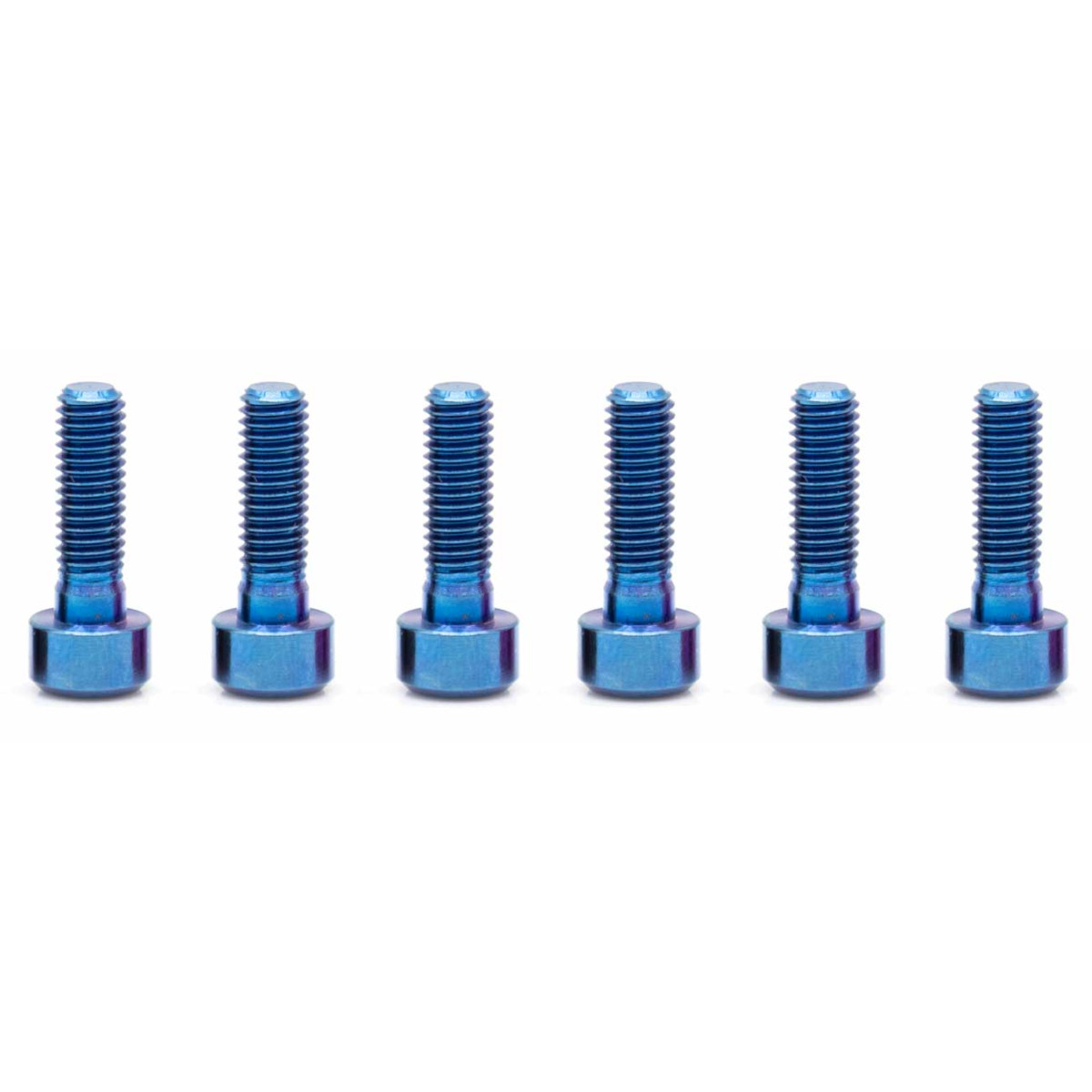 Produktbild von OAK Components Titanschrauben Set - M5x16mm - blau