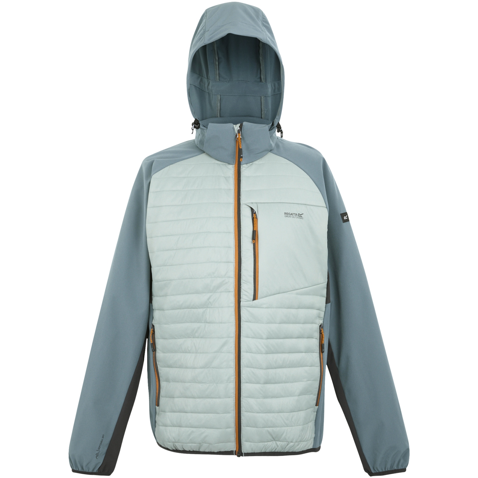 Мужская куртка Regatta Pro Hybrid II - Glacier/Штормовая погода/Ash KA7