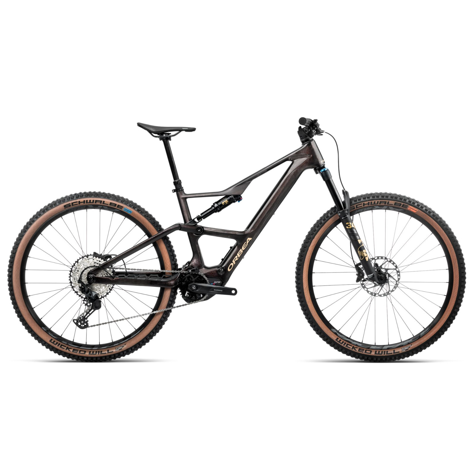 Produktbild von Orbea RISE SL M20 E-Mountainbike - 2025 - Cosmic Carbon View - Golden Sand (gloss)