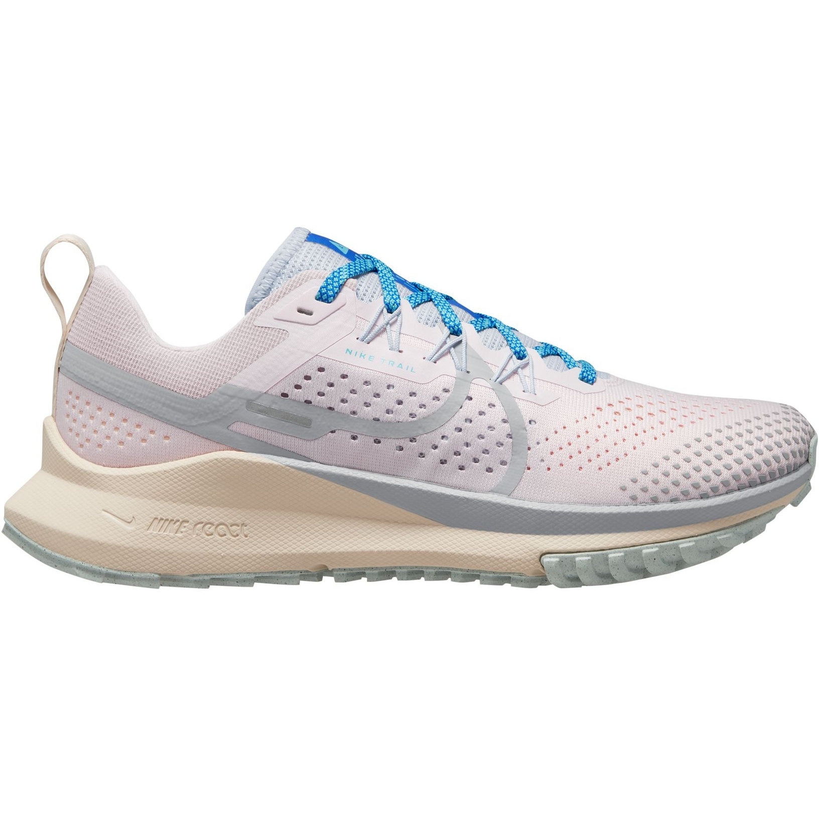 Immagine di Nike Scarpe Trail Running Donna - React Pegasus Trail 4 - pearl pink/wolf grey-football grey DJ6159-600