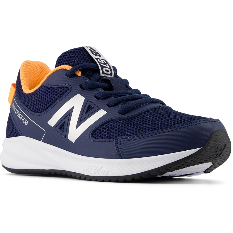 New Balance 570 v3 Shoes Kids Navy Hot Mango BIKE24