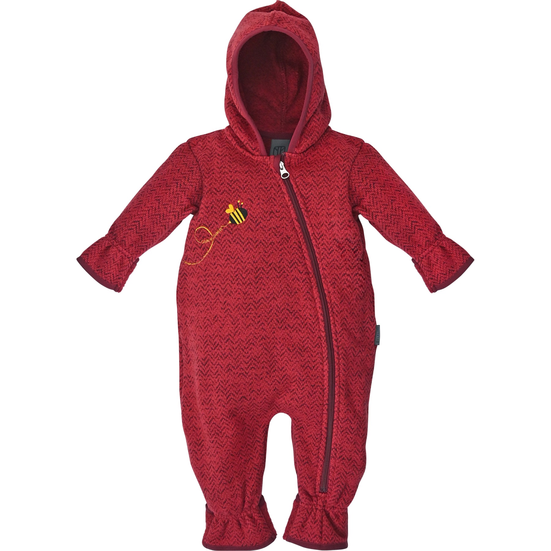 Image of Elkline JUST BEE Fleece Overall Baby - red
