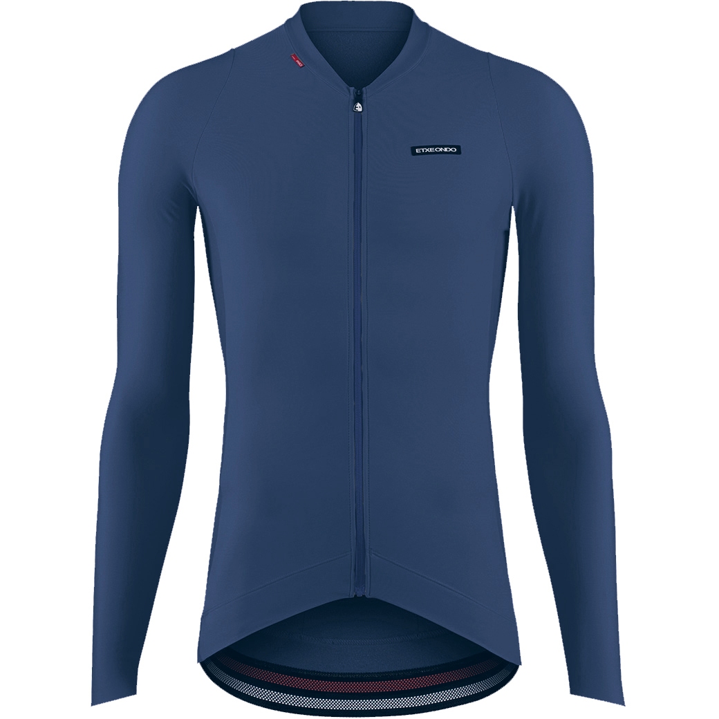 Etxeondo Alde Thermo Longsleeve Jersey Men - Navy Blue | BIKE24