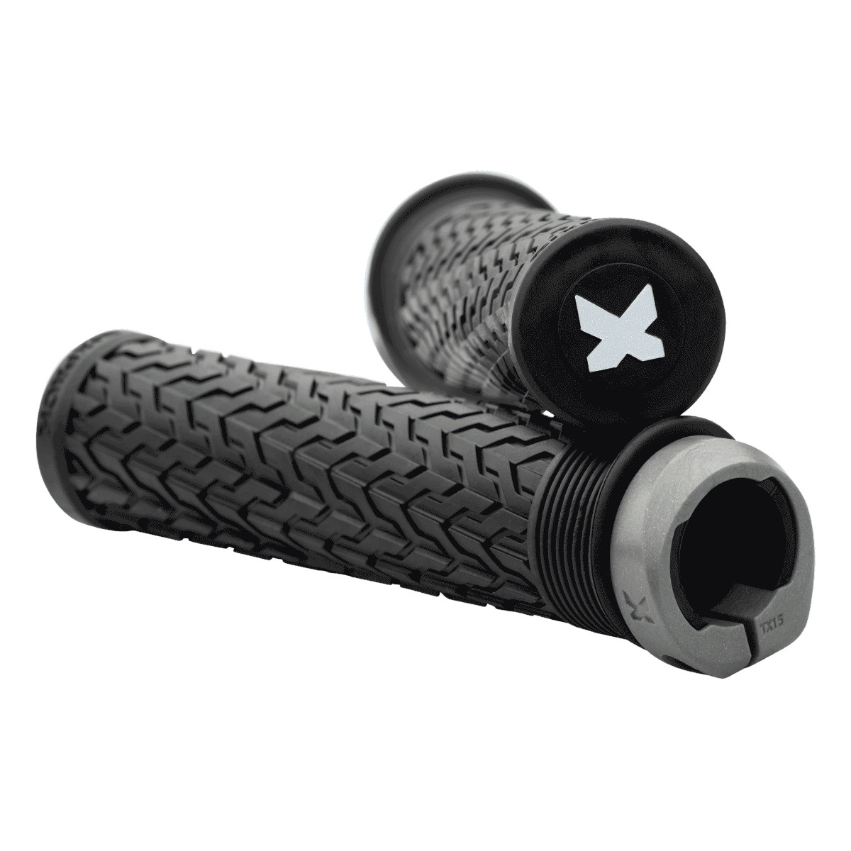 Picture of Sixpack S-Trix PA Lock-On Handlebar Grips - Steel grey