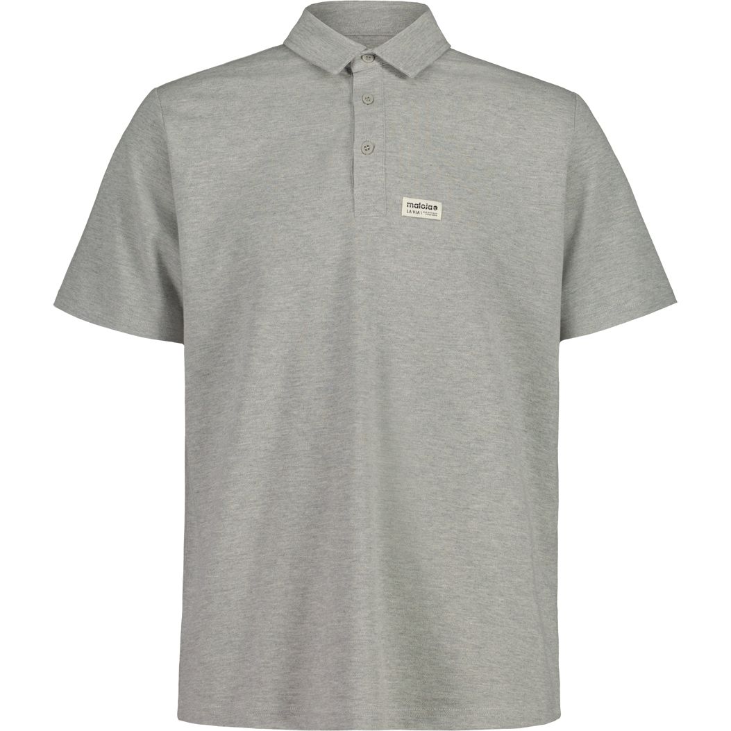 Produktbild von Maloja BirkkogelM. Classic Polo Shirt Herren - grey melange 114