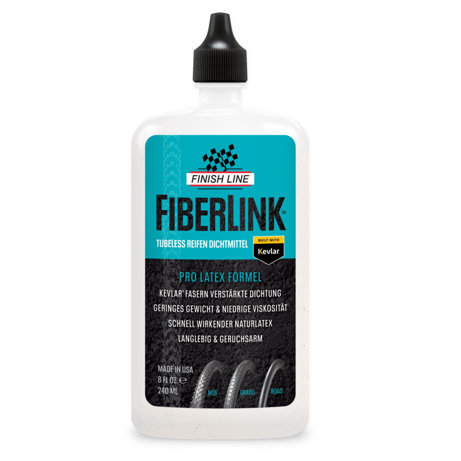 Productfoto van Finish Line FiberLink Pro Latex Tubeless Dichtmilch - 240ml