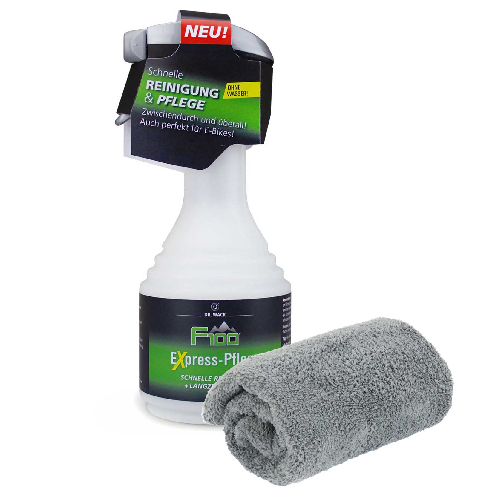 Picture of Dr. Wack F100 Bicycle-Cleaner Bundle - Express Bicycle-Cleaner 500 ml + Microfibre Cloth