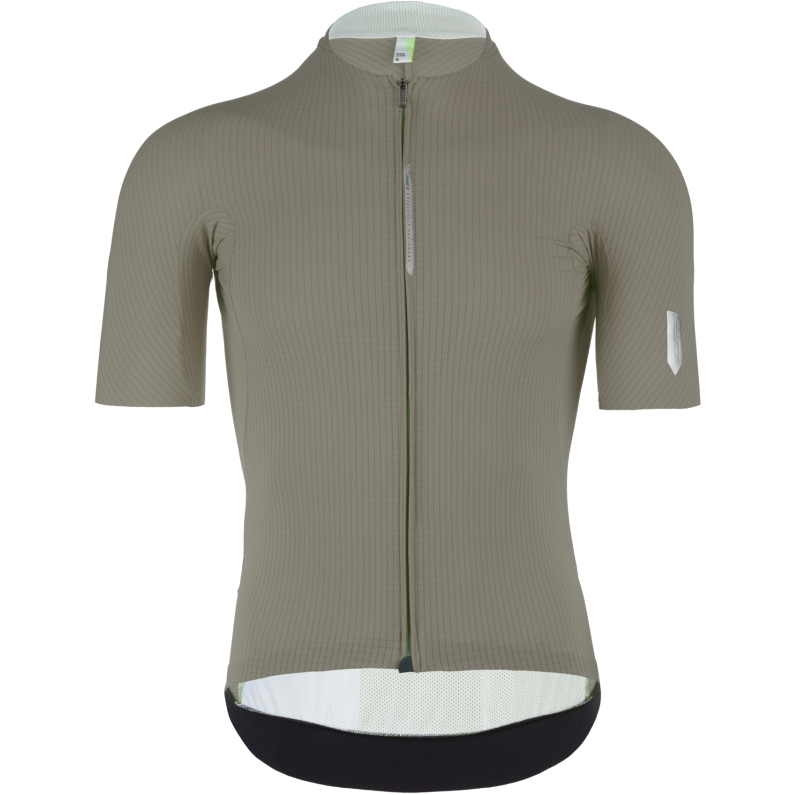 Productfoto van Q36.5 Pinstripe Pro Fietsshirt met Korte Mouwen Heren - olijf-groen