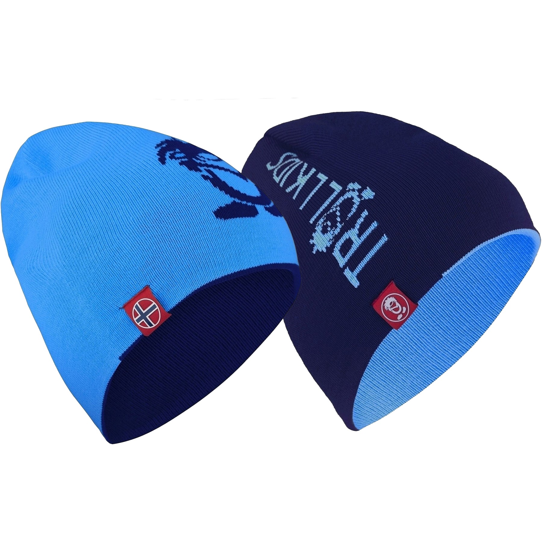 Produktbild von Trollkids Troll Long Beanie Kinder - navy/medium blue