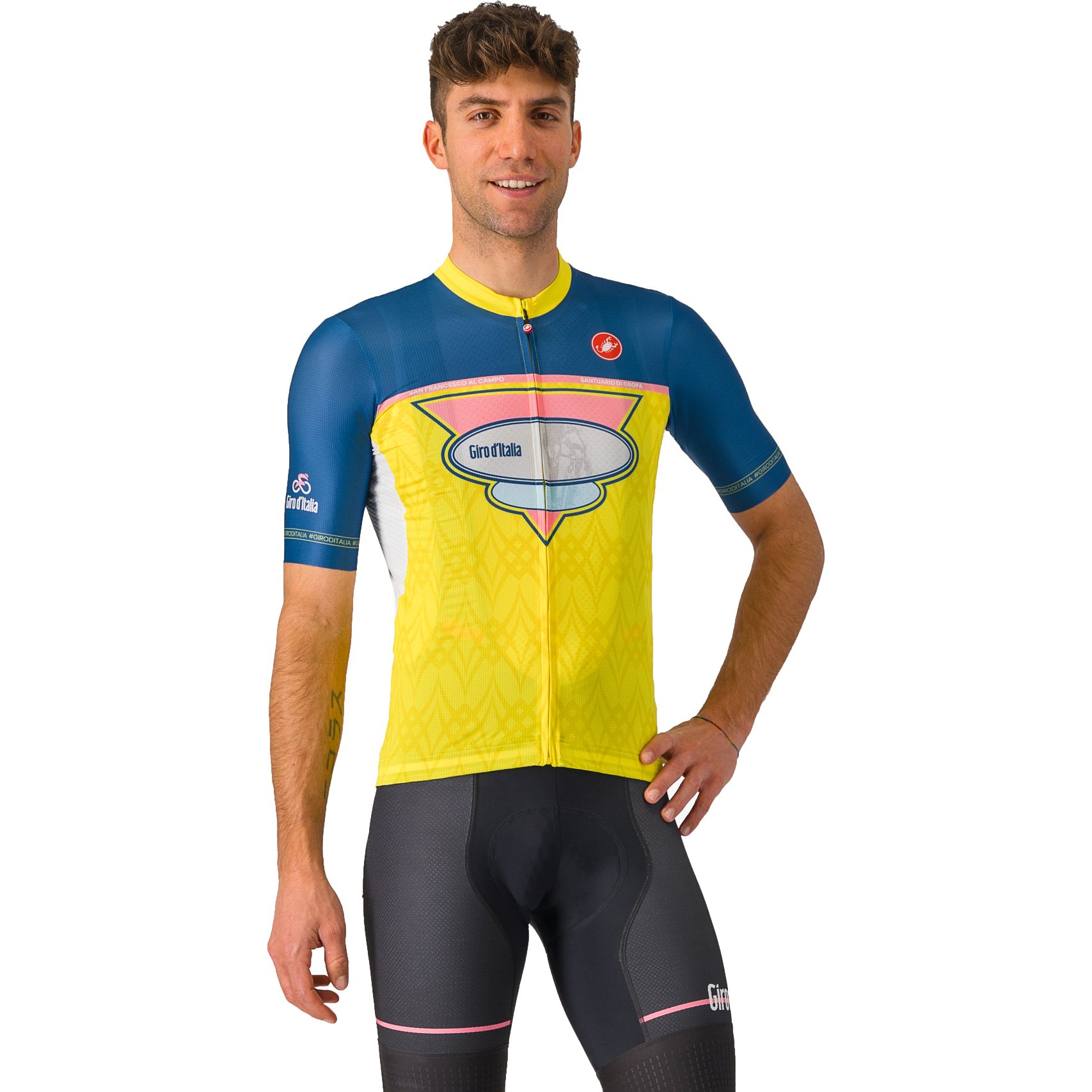 Picture of Castelli Giro d&#039;Italia #Giro107 Oropa Jersey Men - yellow 031