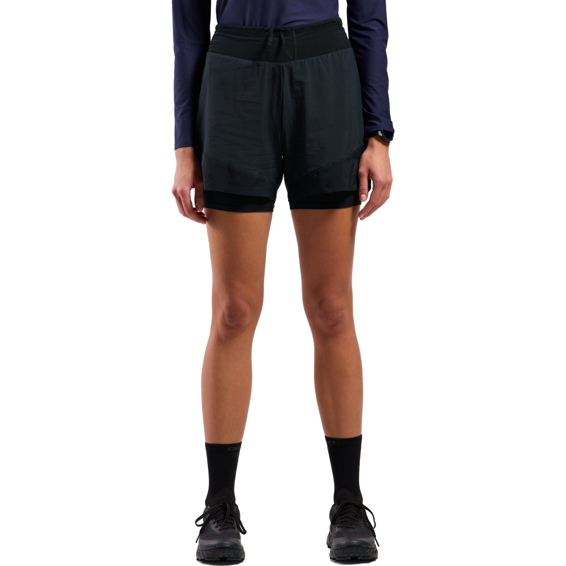 Kuva tuotteesta Odlo X-Alp 5-Inch 2-In-1 Trail Running Shorts Women - black