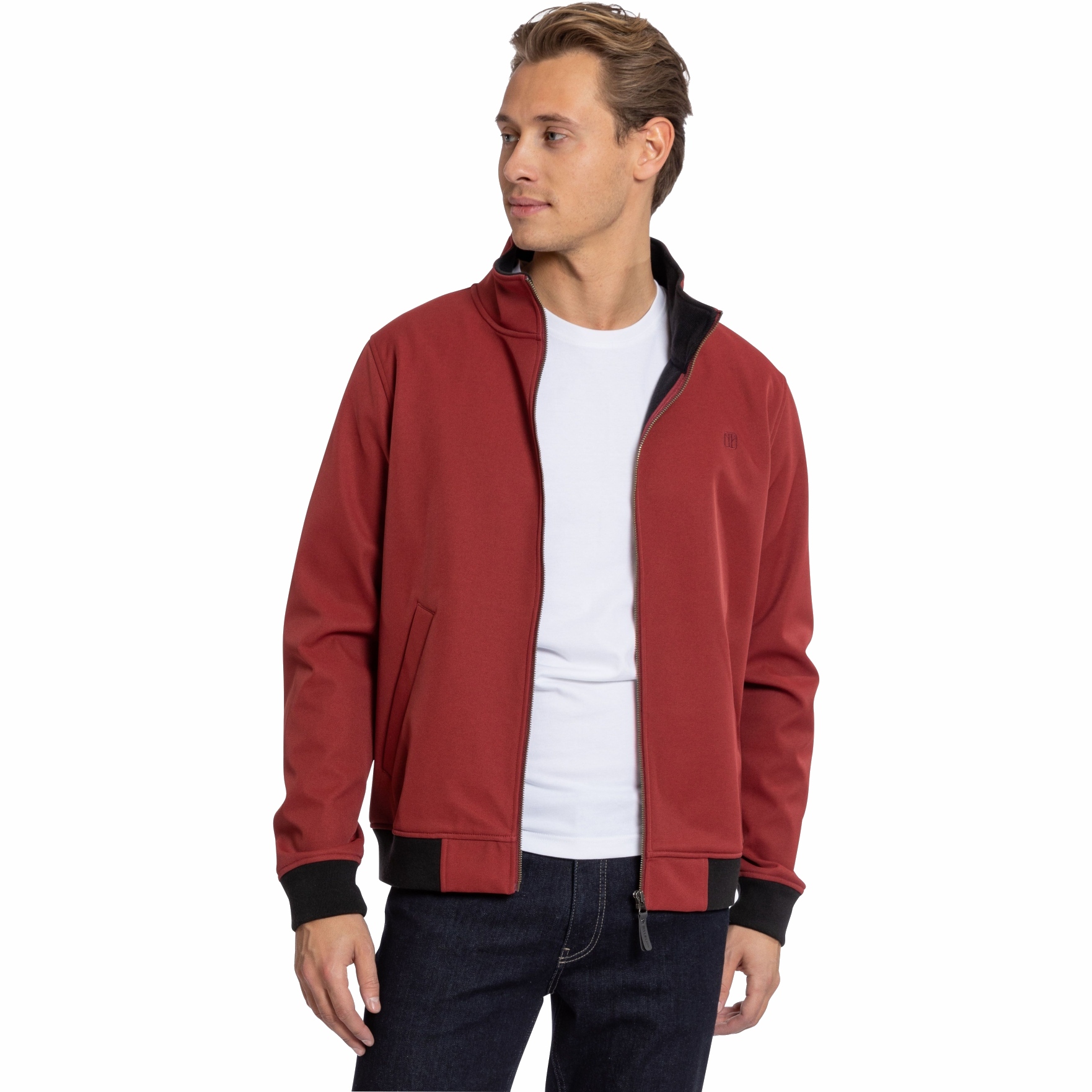 Elkline SOFTWEAR Softshell-Jacke Herren syrahred BIKE24