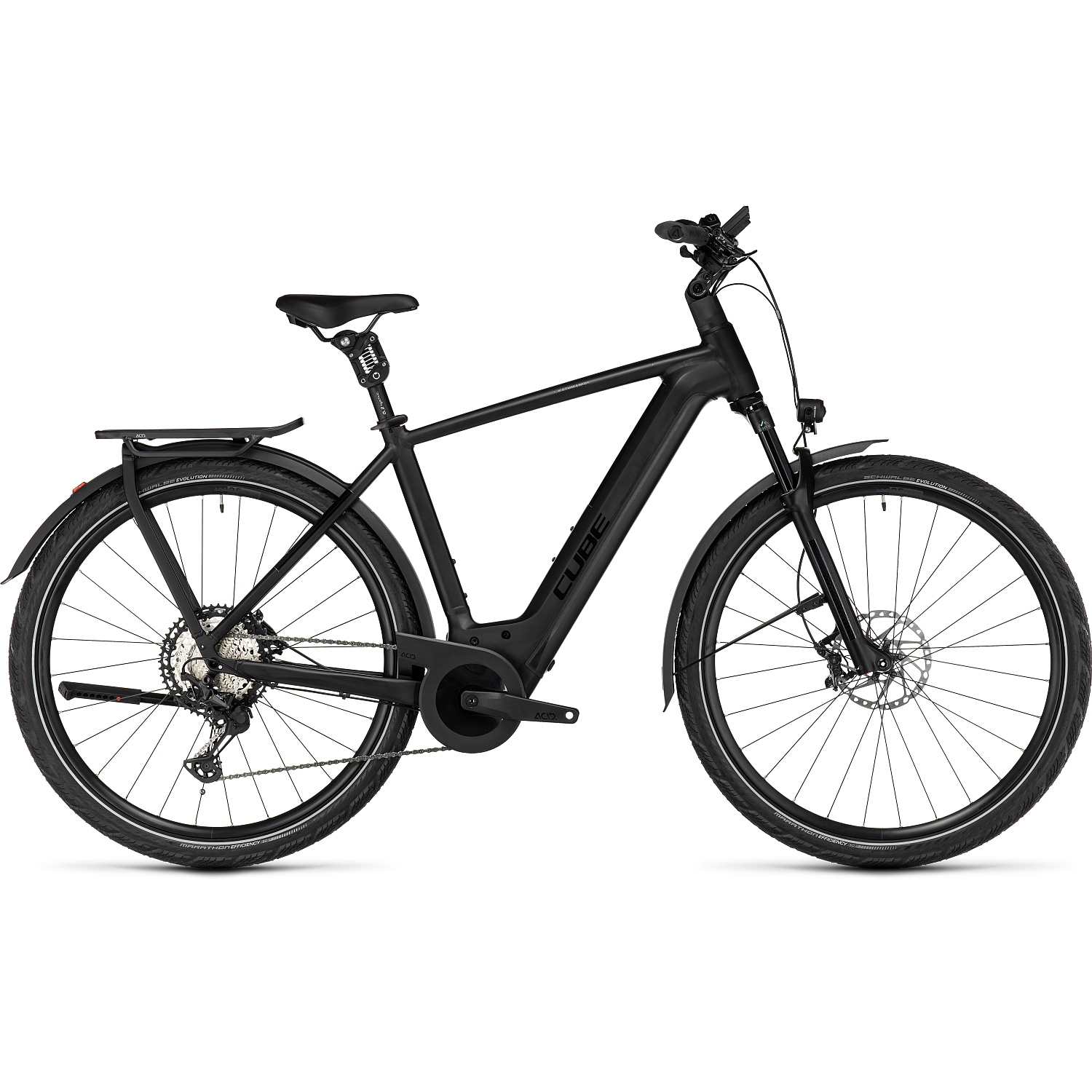 Produktbild von CUBE KATHMANDU HYBRID SLT 750 - Trekking E-Bike - 2023 - black / metal