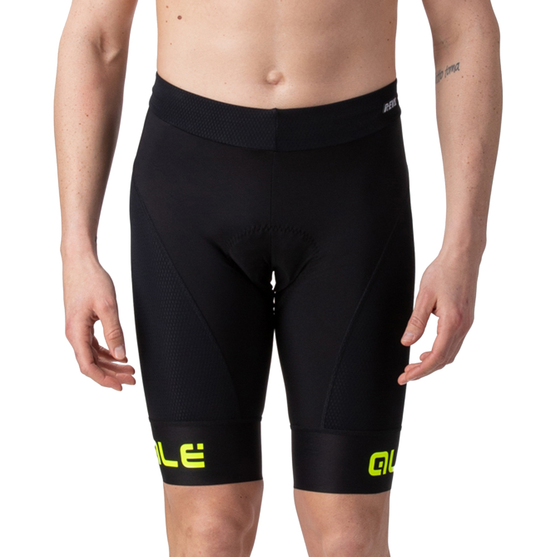 Image of Alé R-EV1 Agonista Plus Shorts Men - black/fluo yellow