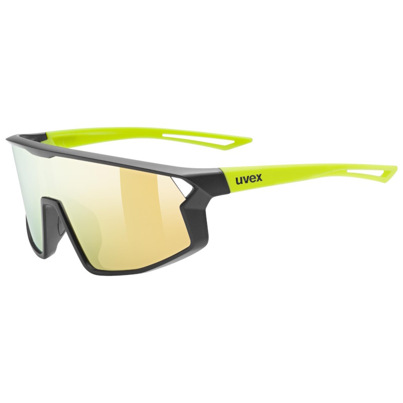 Produktbild von Uvex skyryse jr. Kinderbrille - black-yellow mattt/mirror yellow
