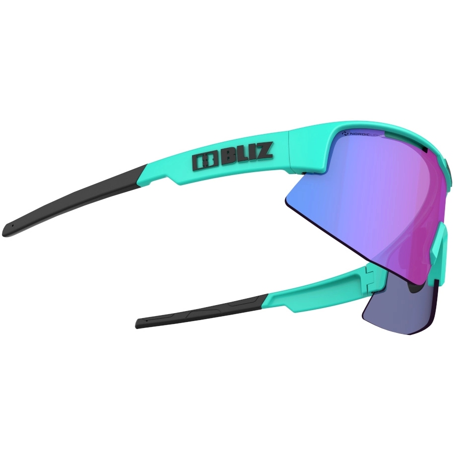 Bliz Matrix Glasses Matt Turquoise Begonia Violet With Blue