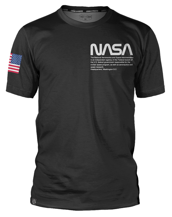 Image of Loose Riders NASA Flight Crew C/S Jersey - Black