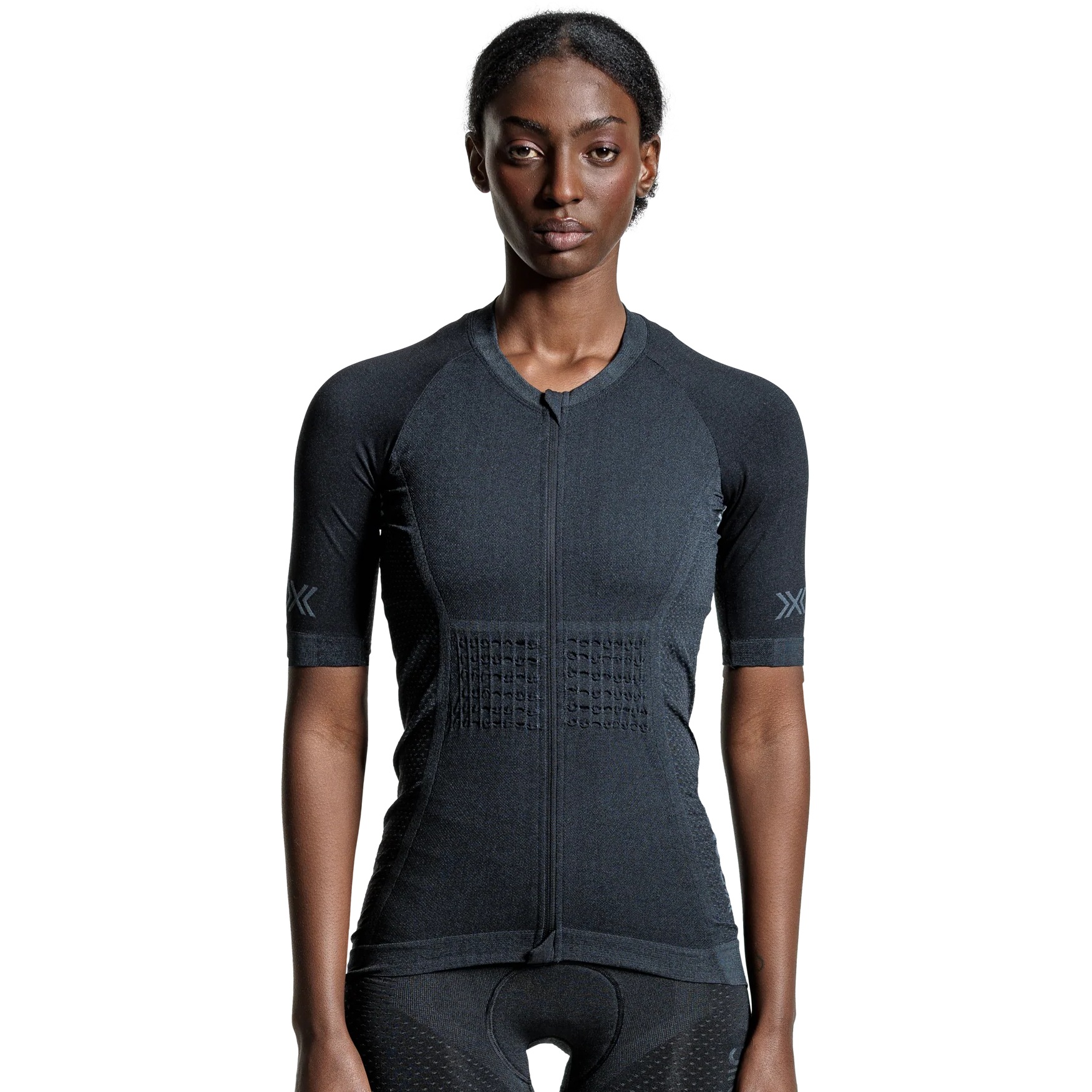 Photo produit de X-Bionic Maillot Vélo Femme - Xceed Ride - x black/rhino grey