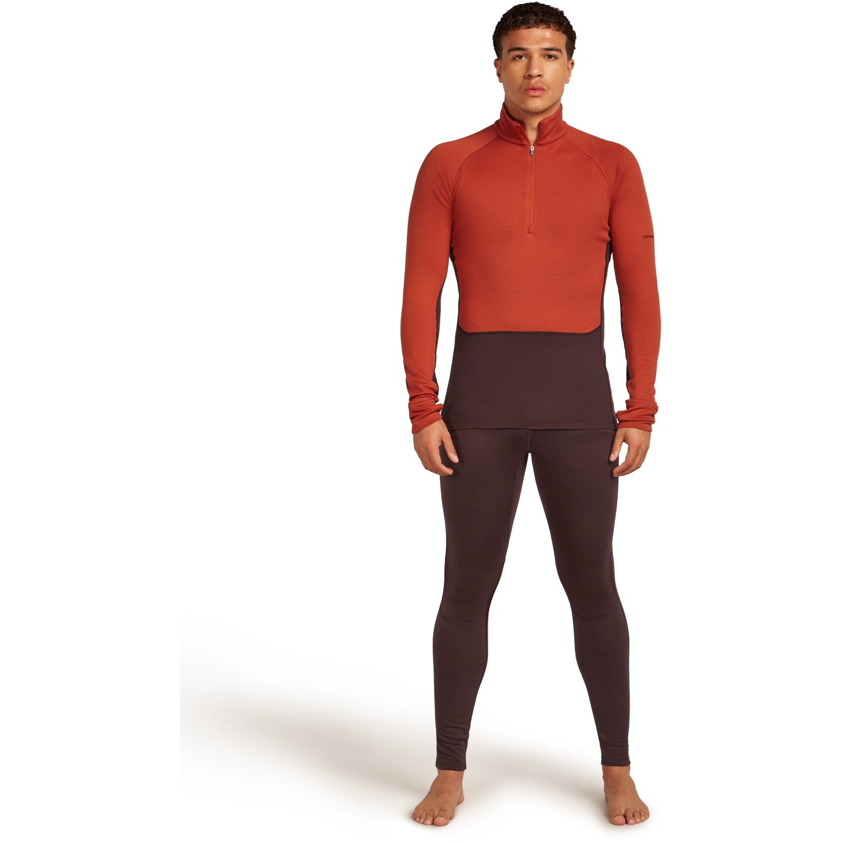 Icebreaker Merino 260 ZoneKnit™ Half Zip Shirt met Lange Mouwen