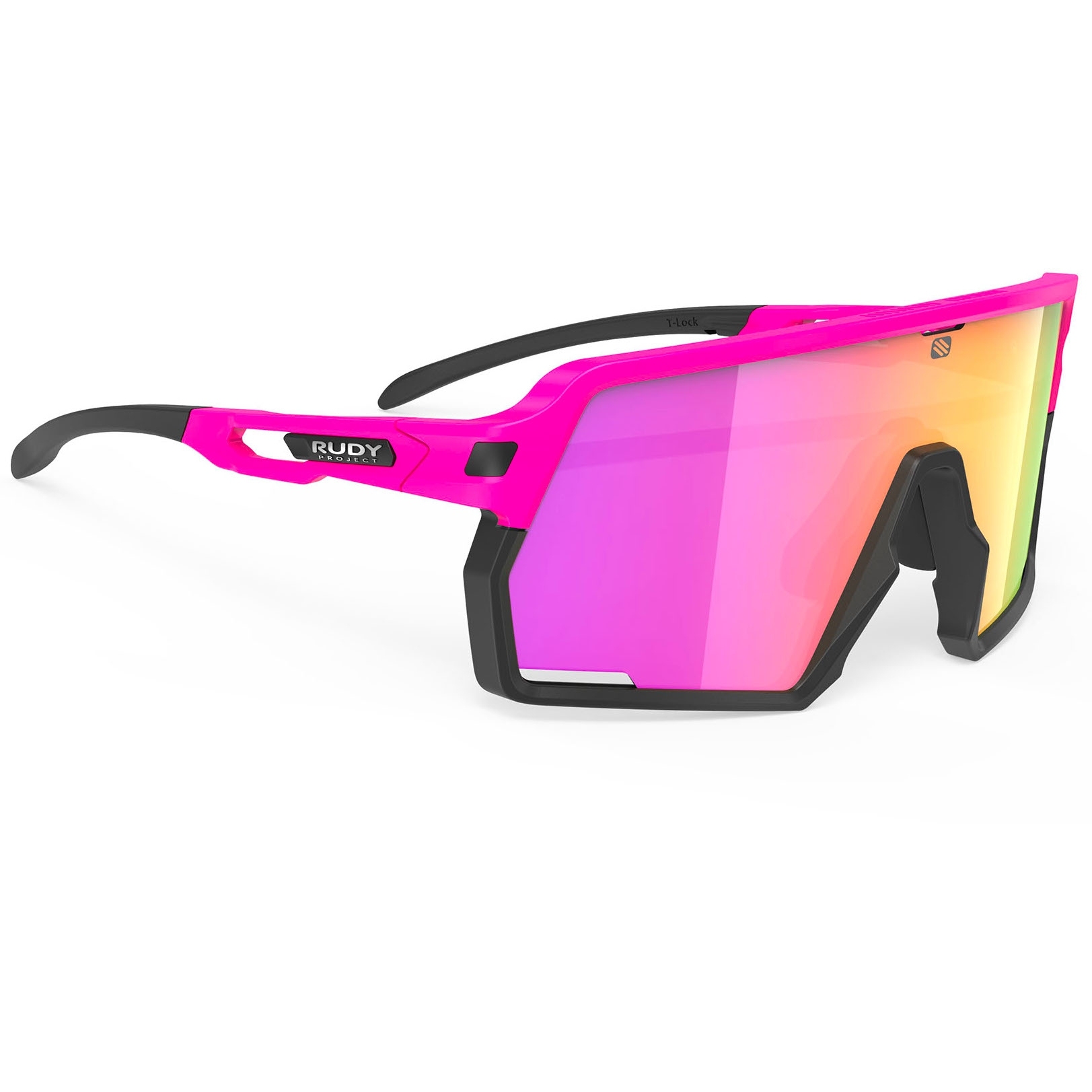 Picture of Rudy Project Kelion Glasses - Pink Fluo Matte/Multilaser Sunset