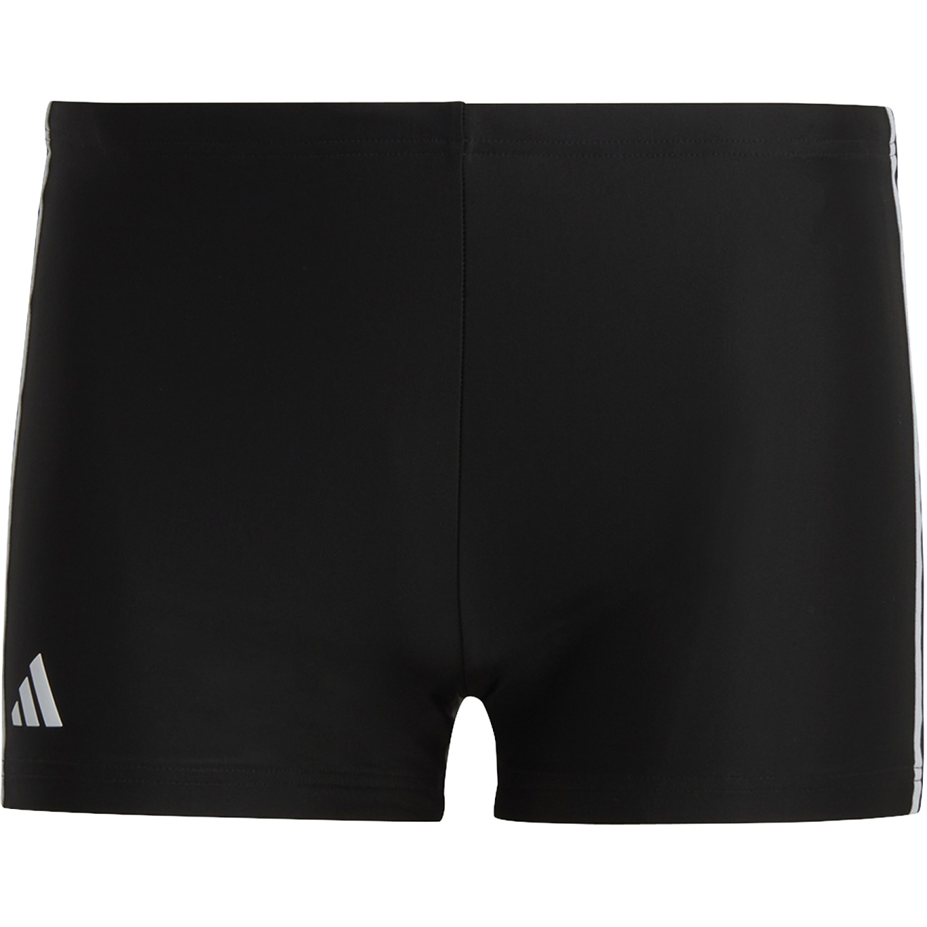 Produktbild von adidas Männer Classic 3-Streifen Boxer-Badehose - schwarz/weiß HT2073