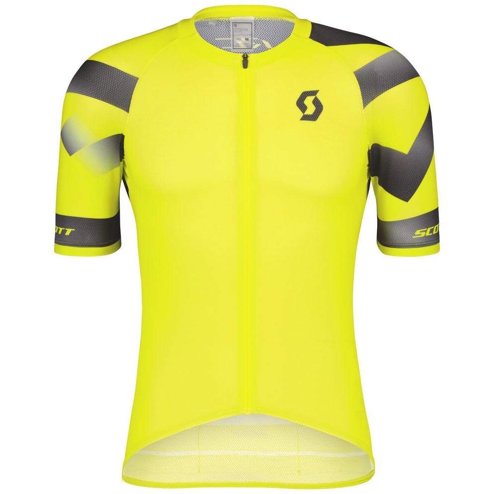 Picture of SCOTT RC Premium Climber Short Sleeve Shirt - sulphur yellow/black