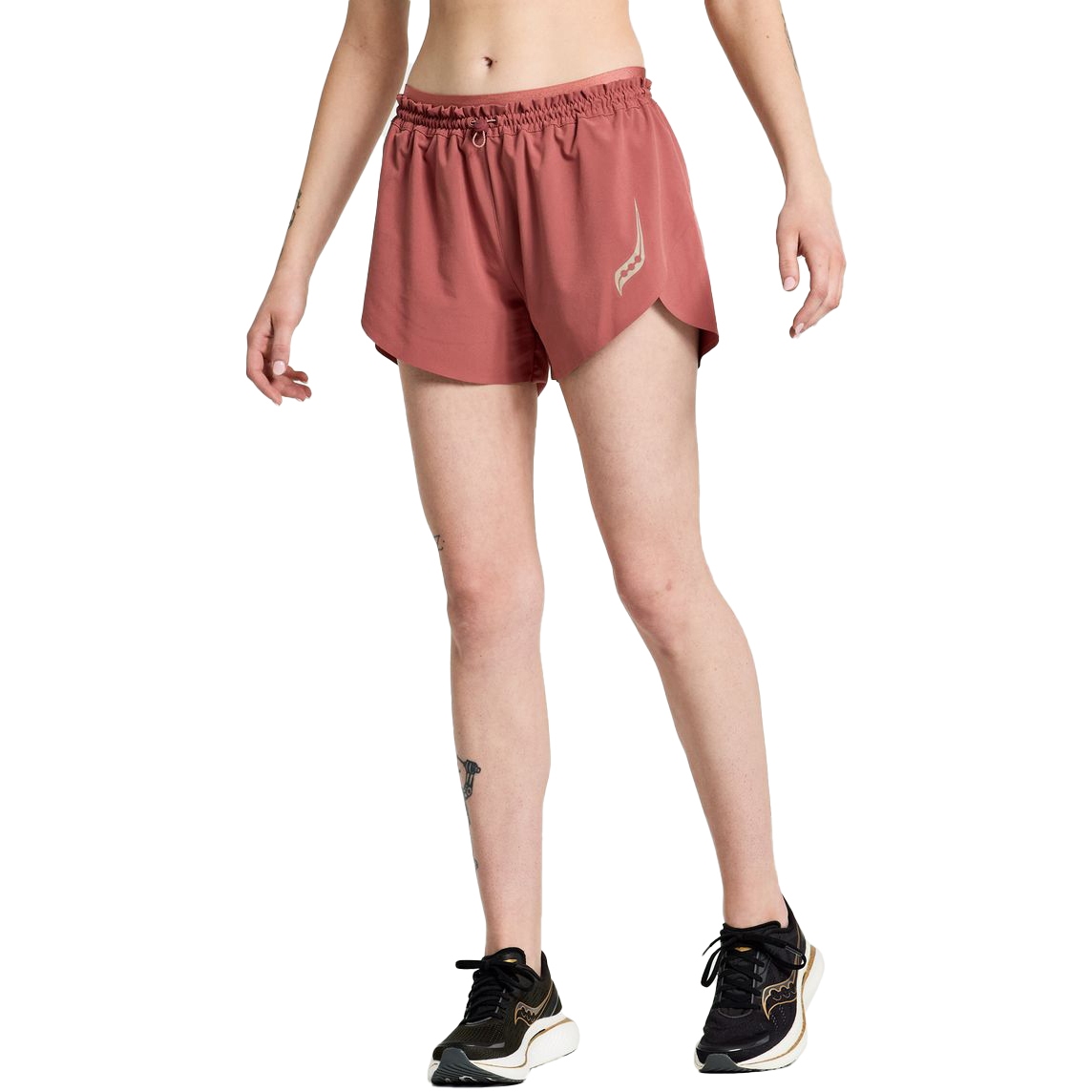 Picture of Saucony Pinnacle 2.5&quot; Shorts Women - apple butter