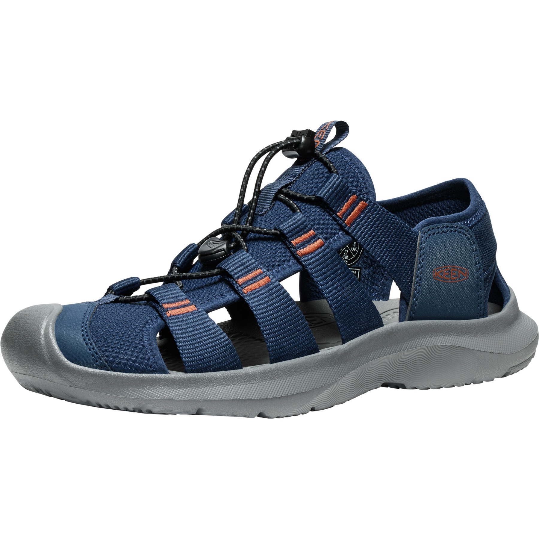 Picture of KEEN Seanik H2 Sandals Men - Naval Academy/Gold Flame