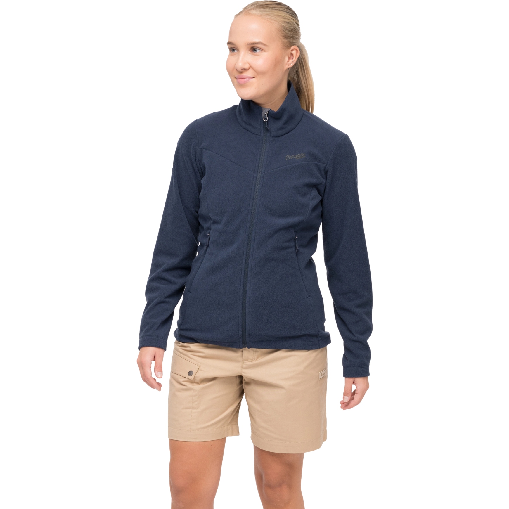 Produktbild von Bergans Finnsnes Fleece Jacke Damen - navy blue