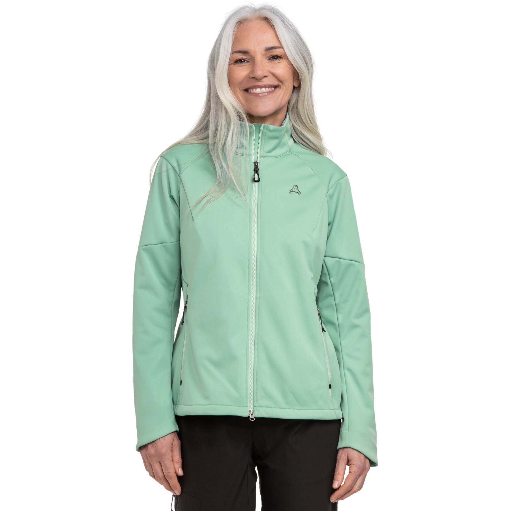Millet Veste softshell M White Shield Femme (Black/Aruba) | privatespo