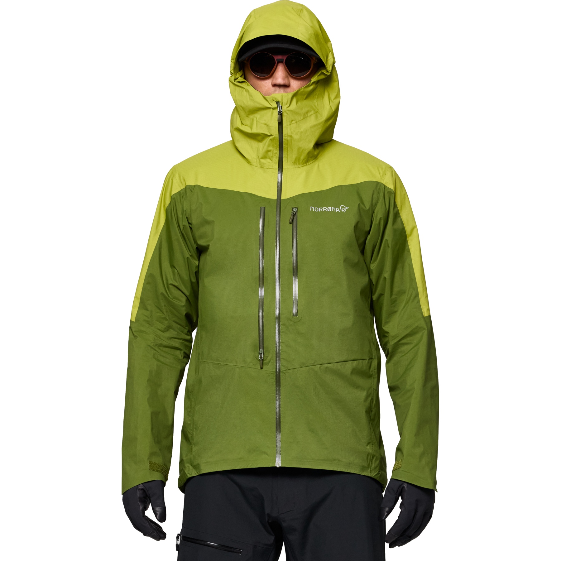 Norrona falketind dri1 Jacket Men - Pesto/Golden Lime | BIKE24