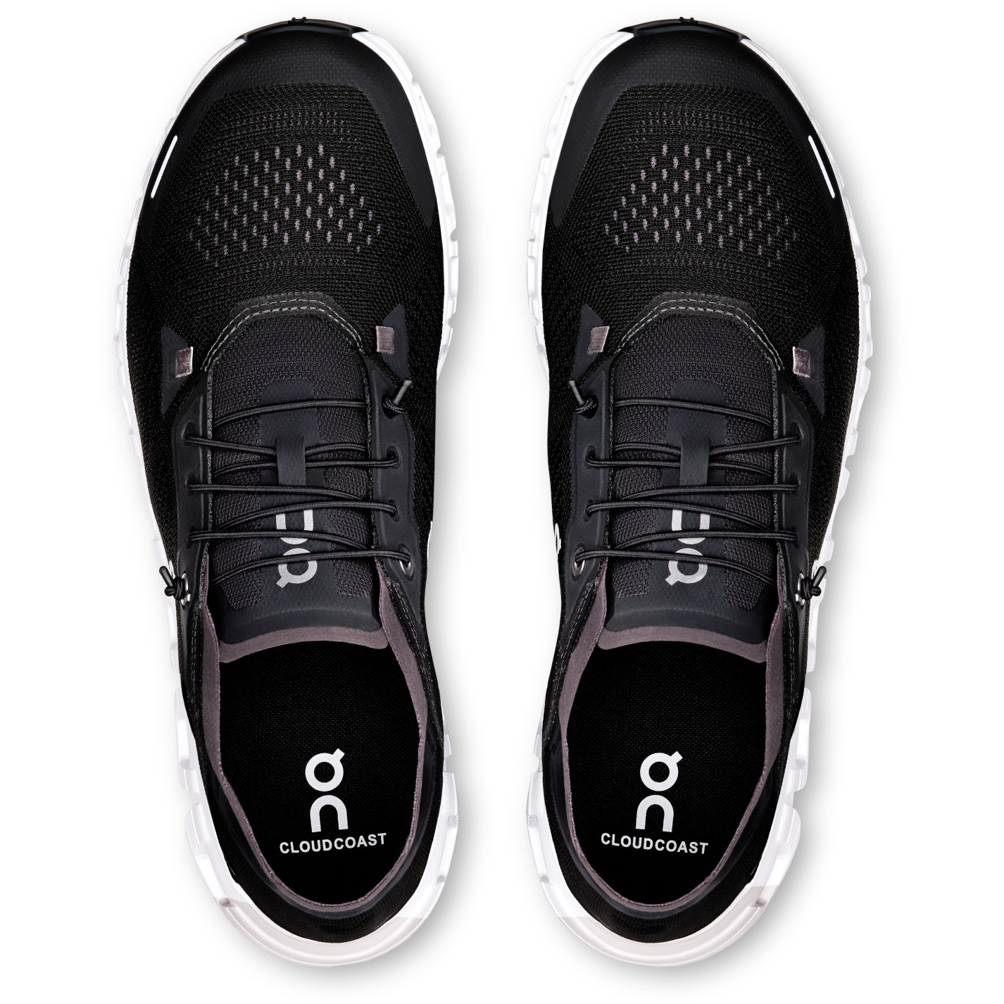 On Cloud 6 Coast Shoes Men - Black | White | BIKE24